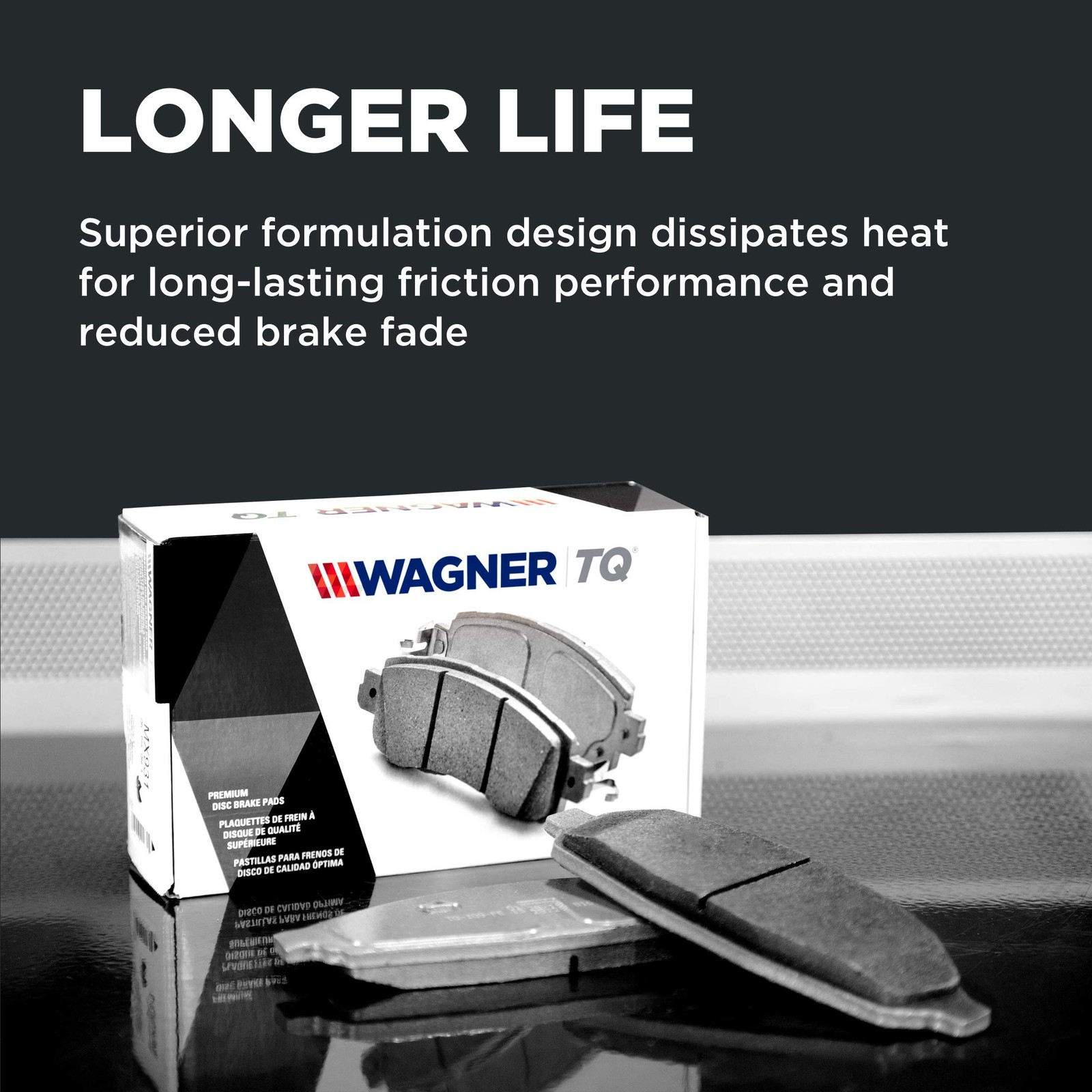 Wagner Brake Thermoquiet Qc1402 Ceramic Disc Brake Pad Set