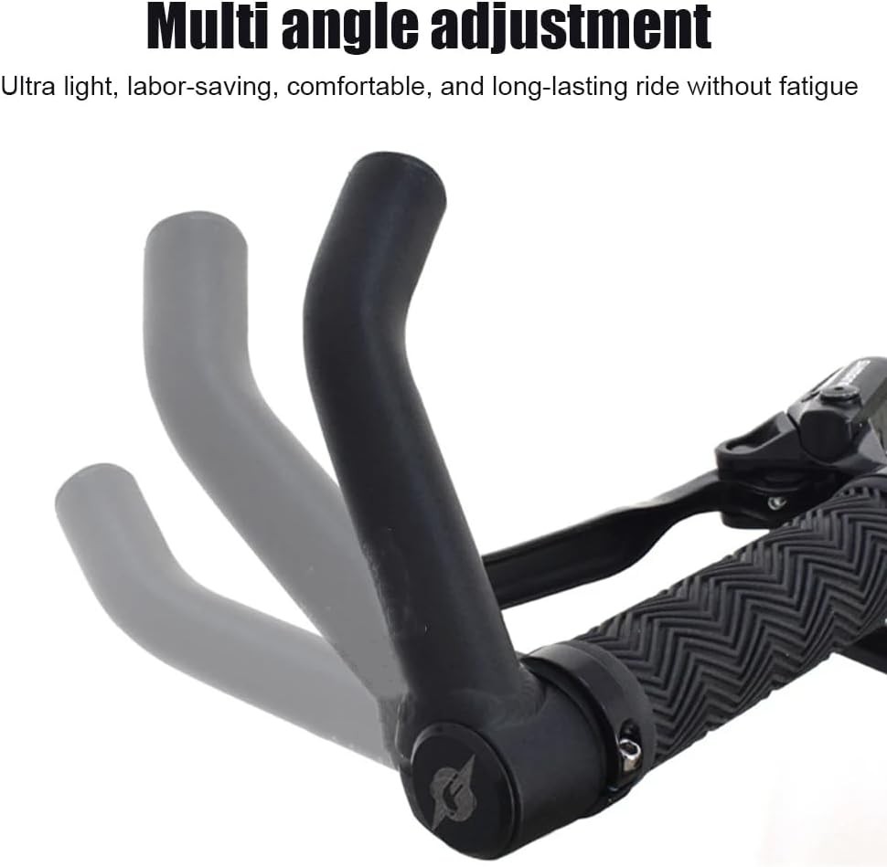 MTB Bike Handlebar Ends Ergonomic Handlebar Extender Bar for 22.2mm Handlebar
