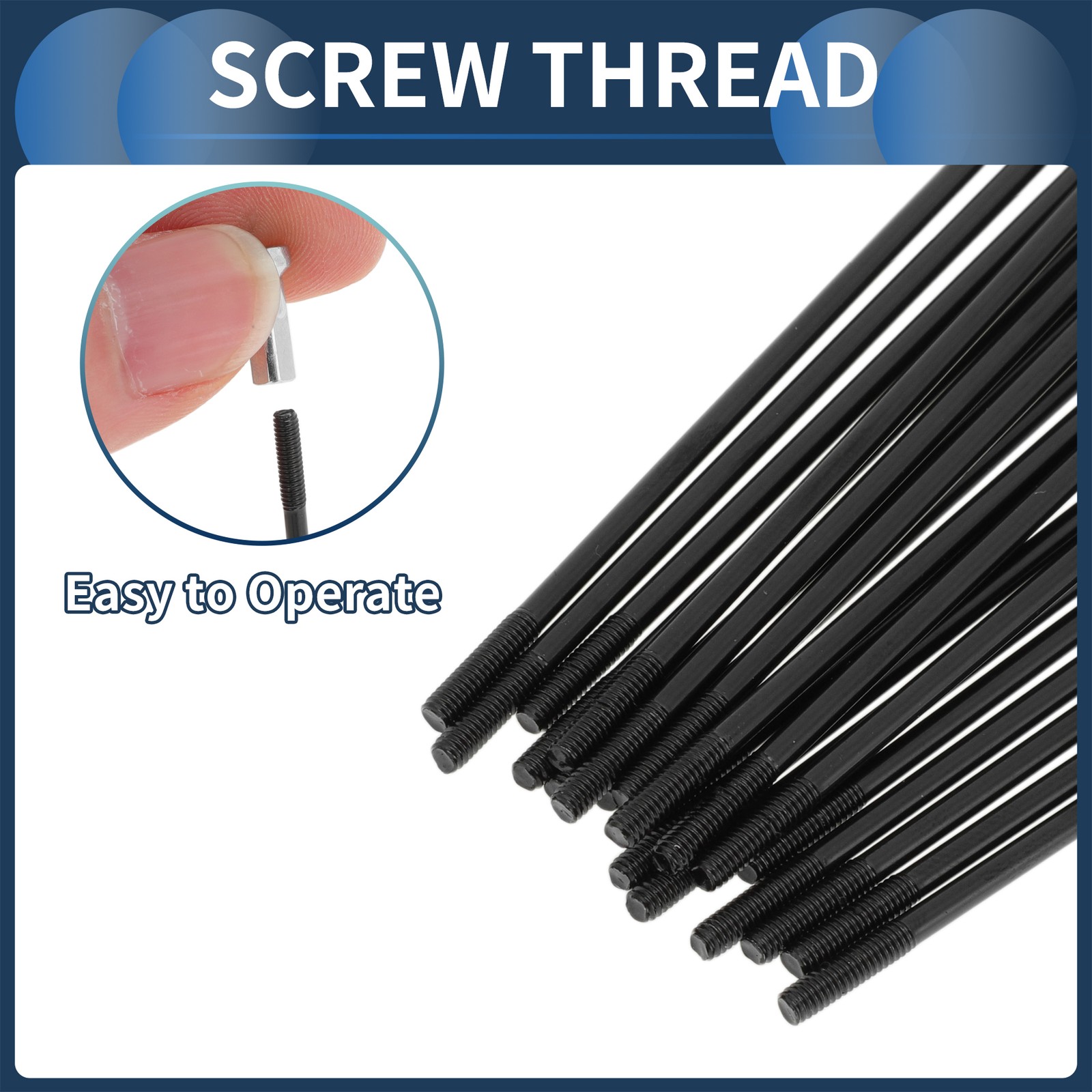 20 Set 14G Straight Pull Bicycle Spokes 231mm Straight Pull Bike Wheel Spokes