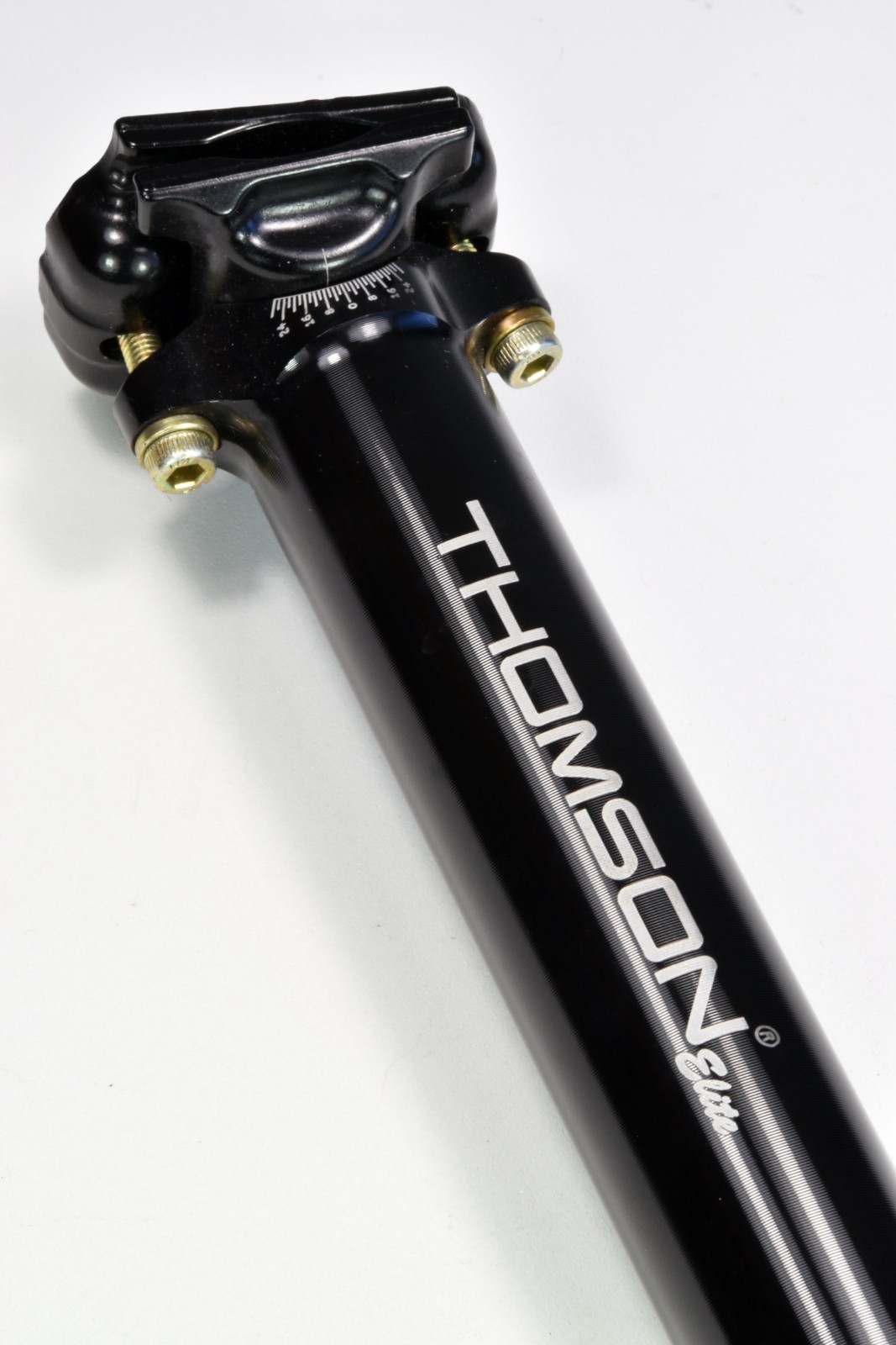 Thomson Elite seatpost 30.9 x 367mm New black zero setback NOS MTB