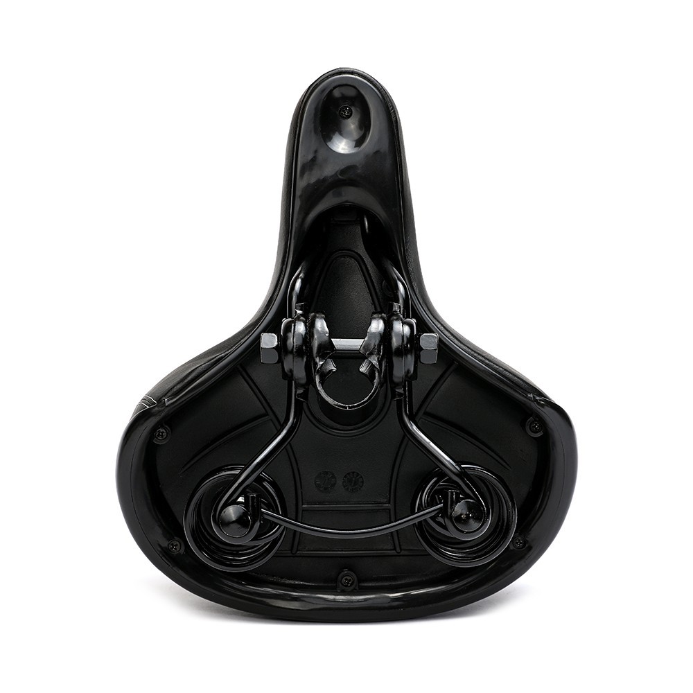 Bicycle Saddles with Shock Spring Wide Bike Seat Cushion for Mountain Road Bikes