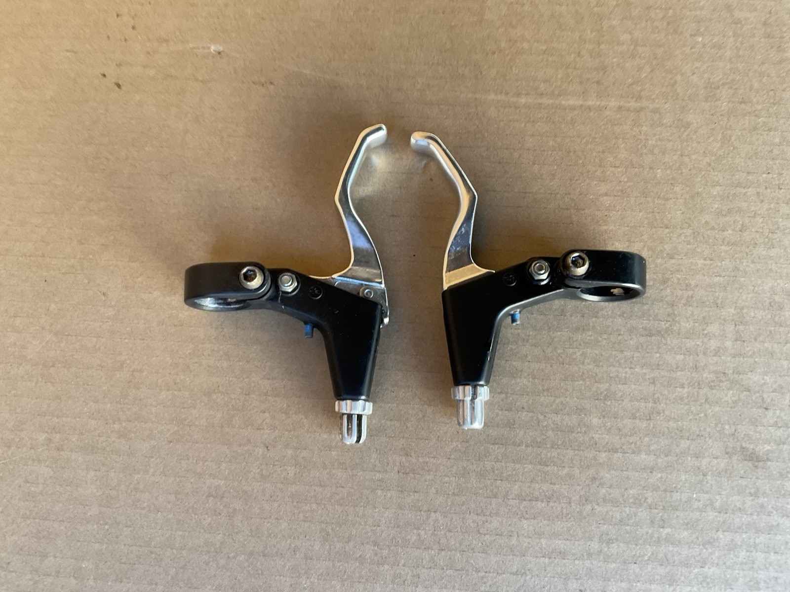 Promax Bicycle Brake Levers Pair Alloy MTB Bike Linear Pull V-Brake Set 22.2mm