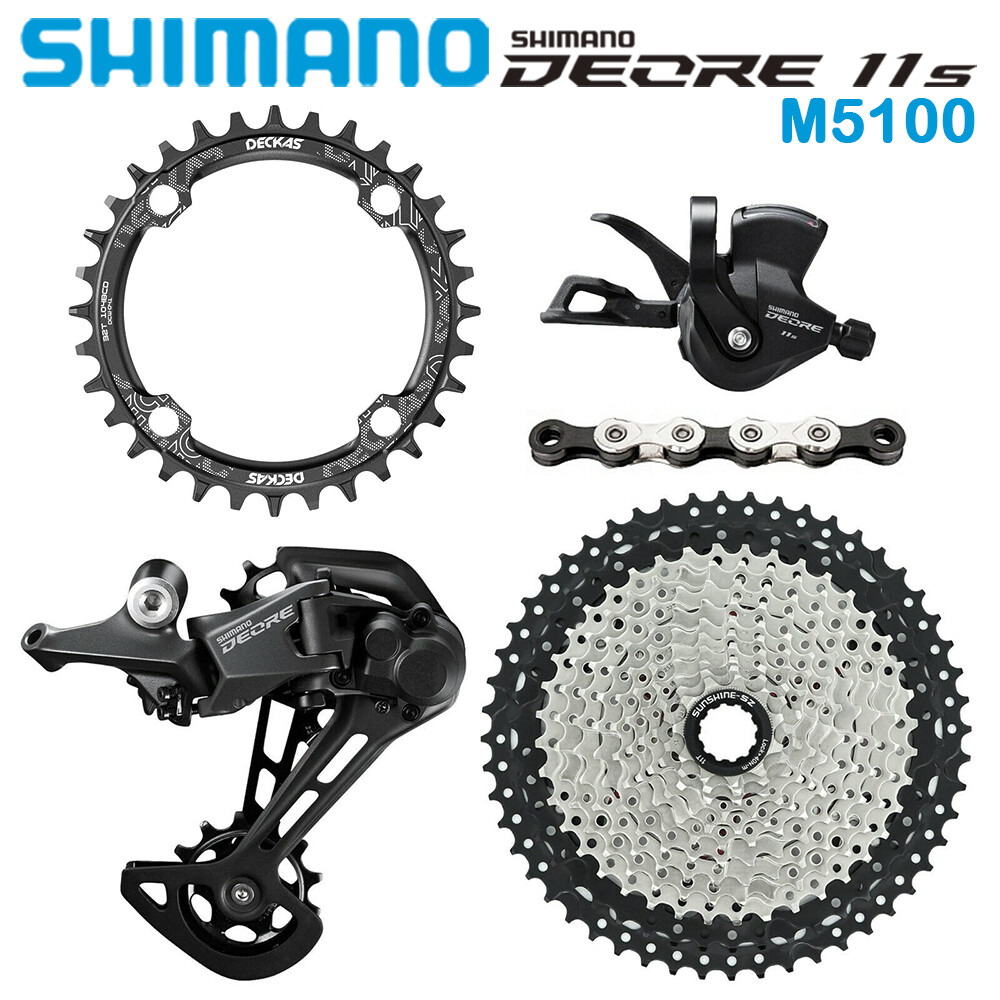 Shimano DEORE M5100 1×11 Speed MTB Groupset 11-46 50 52T M5100 KIT Mountain Bike