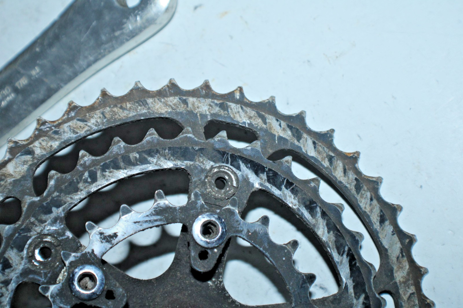 Shimano Triple Crankset Silver/Black FC-M730 175mm 46/36/24T BCD104/74 Ships USA