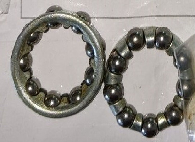 TWO Bicycle 1/4″ x 9 Ball Bearings with Retainer BC Precision NEW