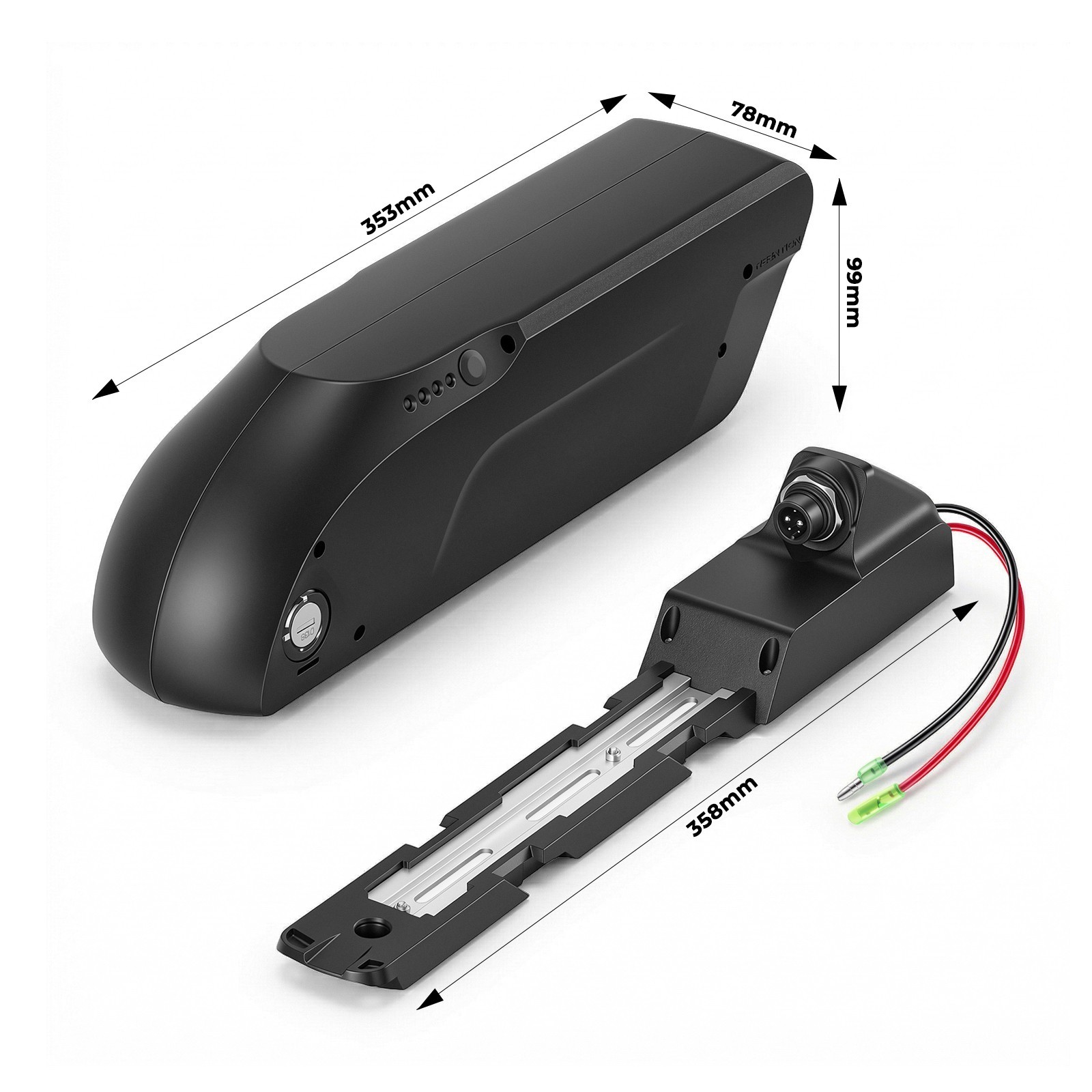 Hebike Race Battery 36V 10.4Ah Electric Bike Battery For Heybike Bicycle Ebiks