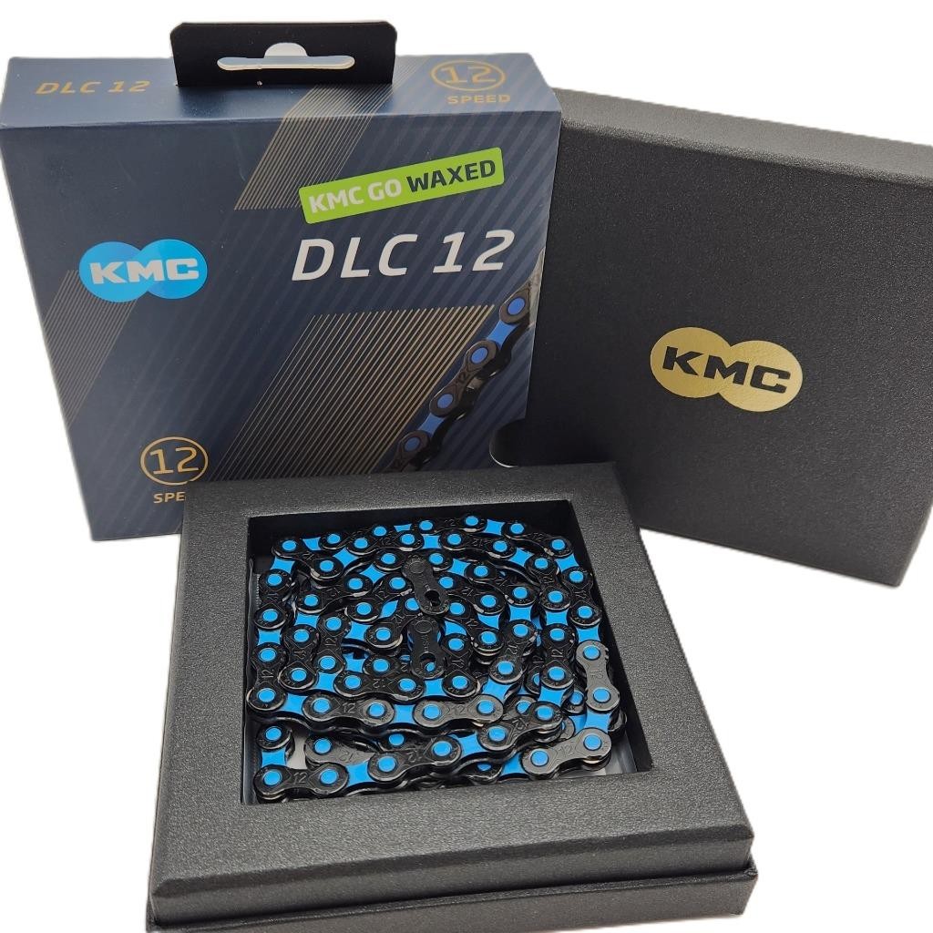 KMC Go Waxed 12-Speed Blue DLC 12 Bicycle Chain Wax fits Shimano SRAM