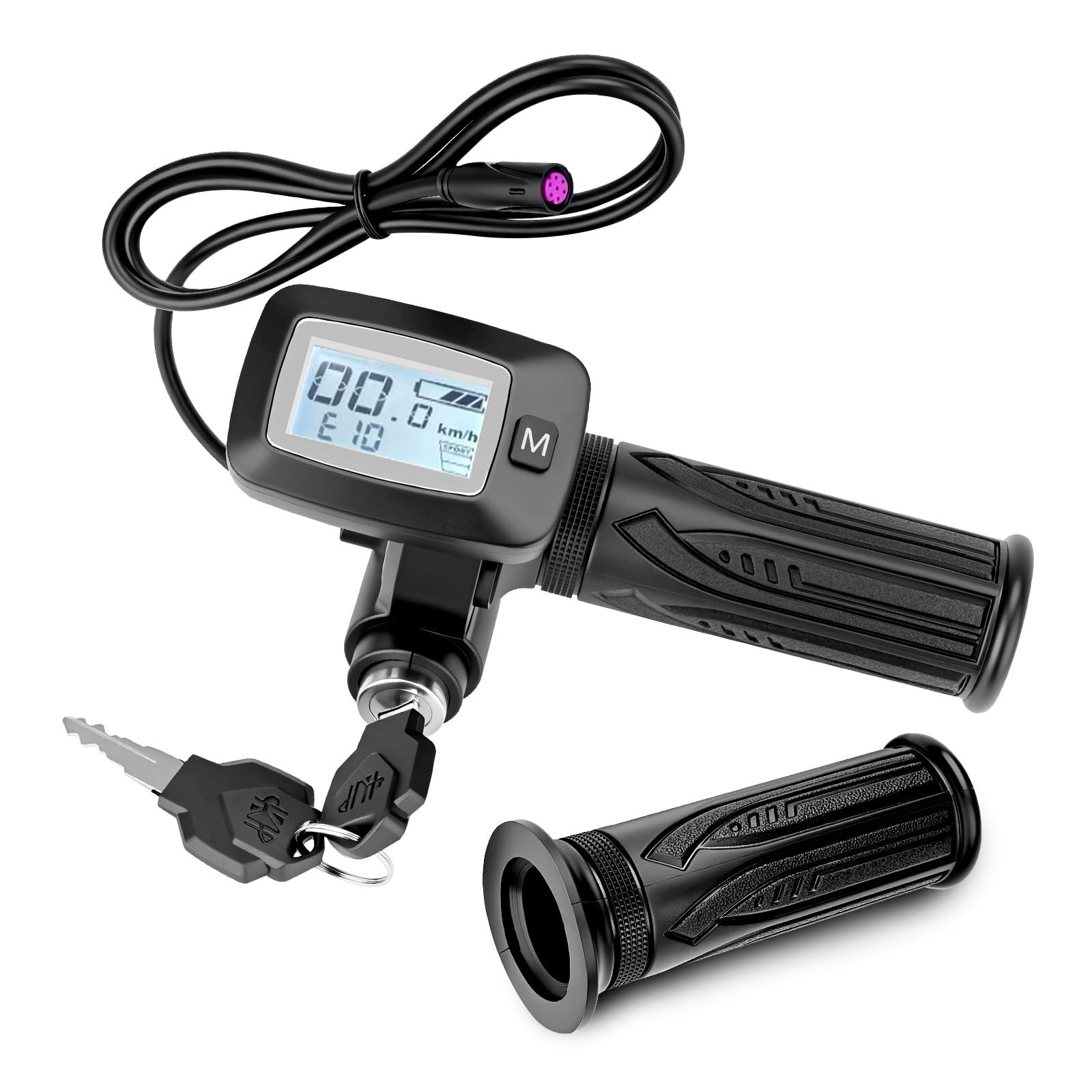 New Ebike Throttle Integrated Display W/ M Button For Tuttio Soleil 01 Dirt Bike