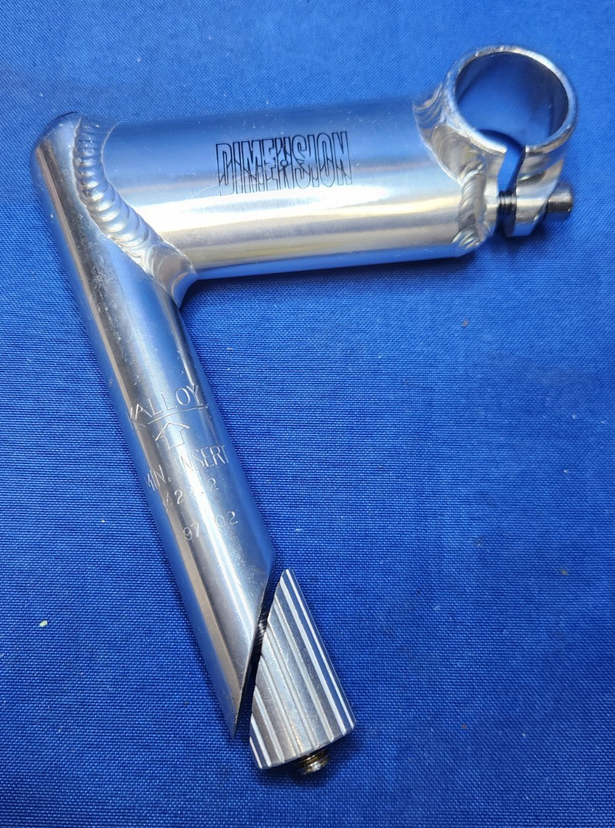 NOS Kalloy Dimension 1″ 100mm Quill Stem