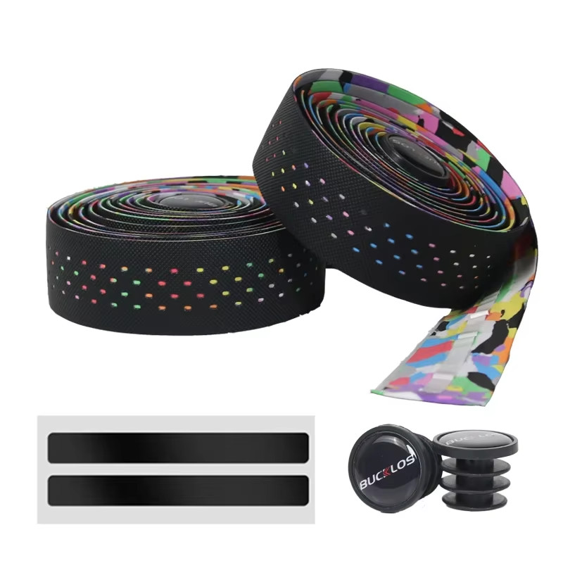 Road Bike Handlebar Tape Soft PU EVA Gravel Bicycle Bar Tape Anti-Slip Shock Abs