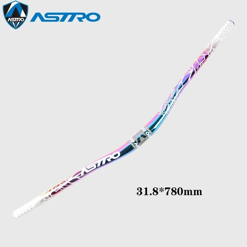 Mountain Bike Swallow-shaped Handlebar 31.8mm*780/800mm Riser Flats Handlebars
