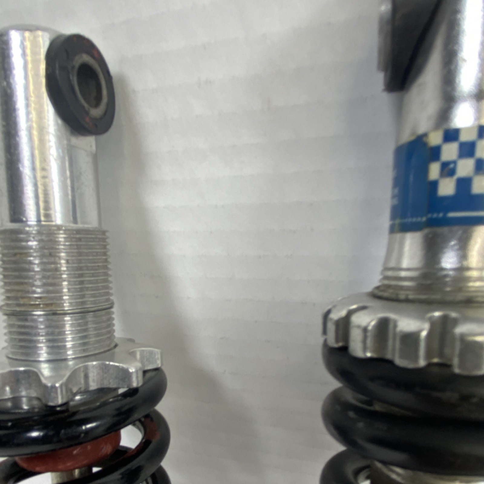 Best Shock B5-800A Rear Coil Shocks Set of 2, 5.5in Black Silver Steel Aluminum
