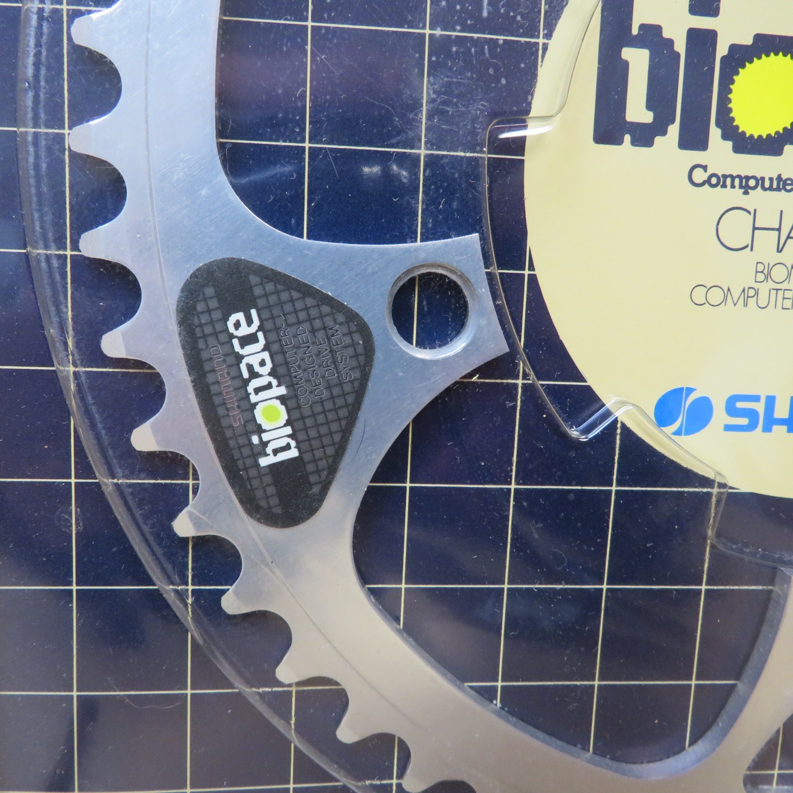 New-Old-Stock Shimano 600EX Biopace Chainrings…52×42 w/130mm BCD (Silver)
