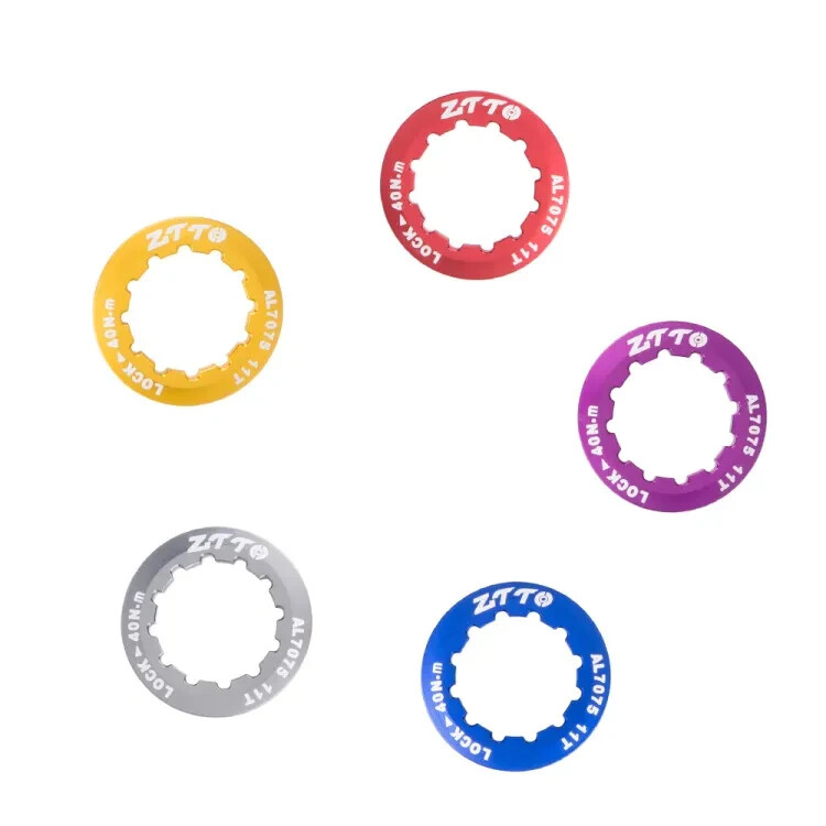 Bicycle Cassette Lock Ring Fits SRAM/Shimano 6/7/8/9/10/11/12 Speed Bike Ztto