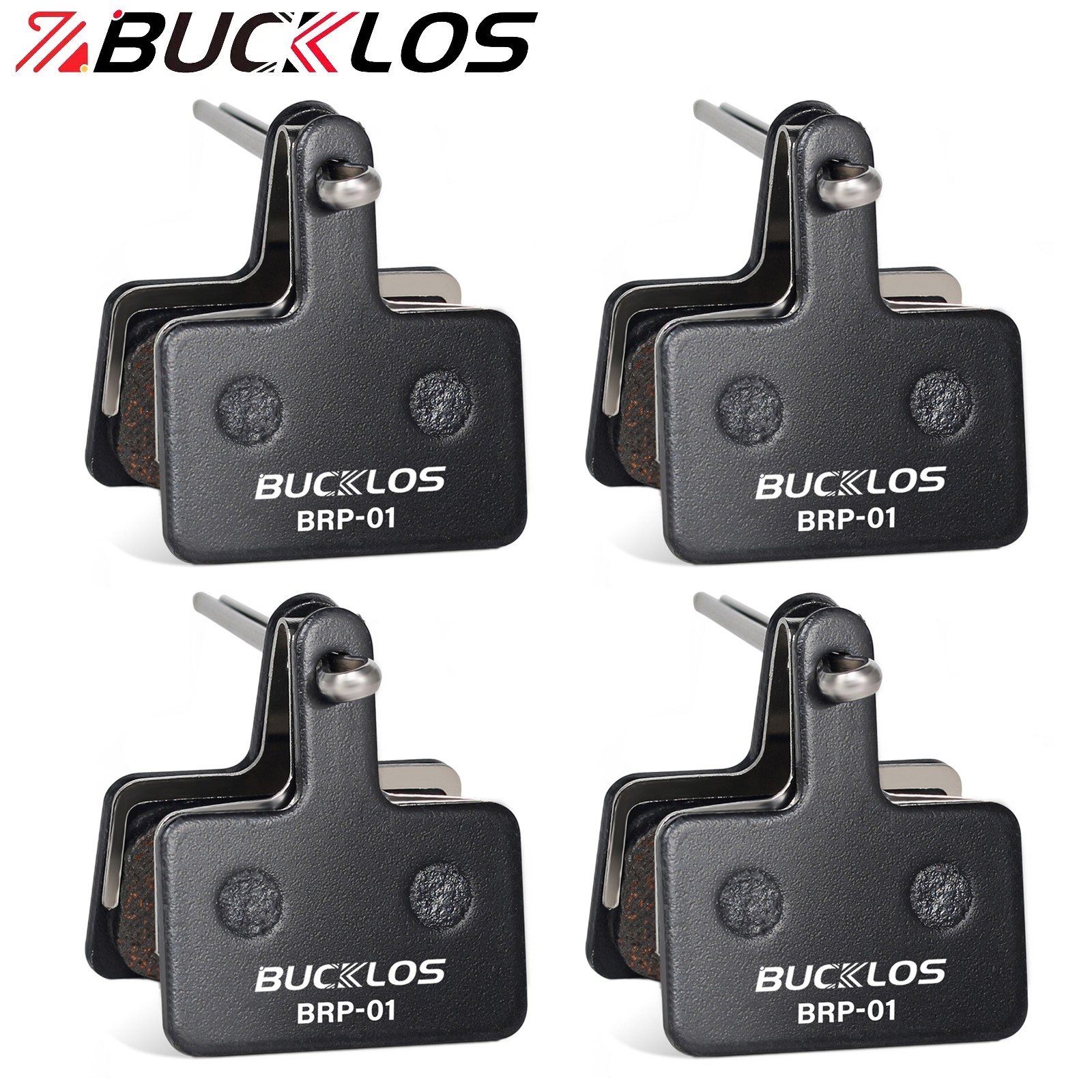 4 Pair Semi-Metallic MTB Bike Disc Brake Pad fit Shimano B01S B05S Tektro E10.11