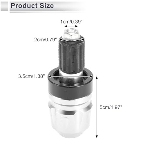 2pcs Motorcycle Bar Ends Plug Universal Handlebar Bar End Caps Aluminum Alloy