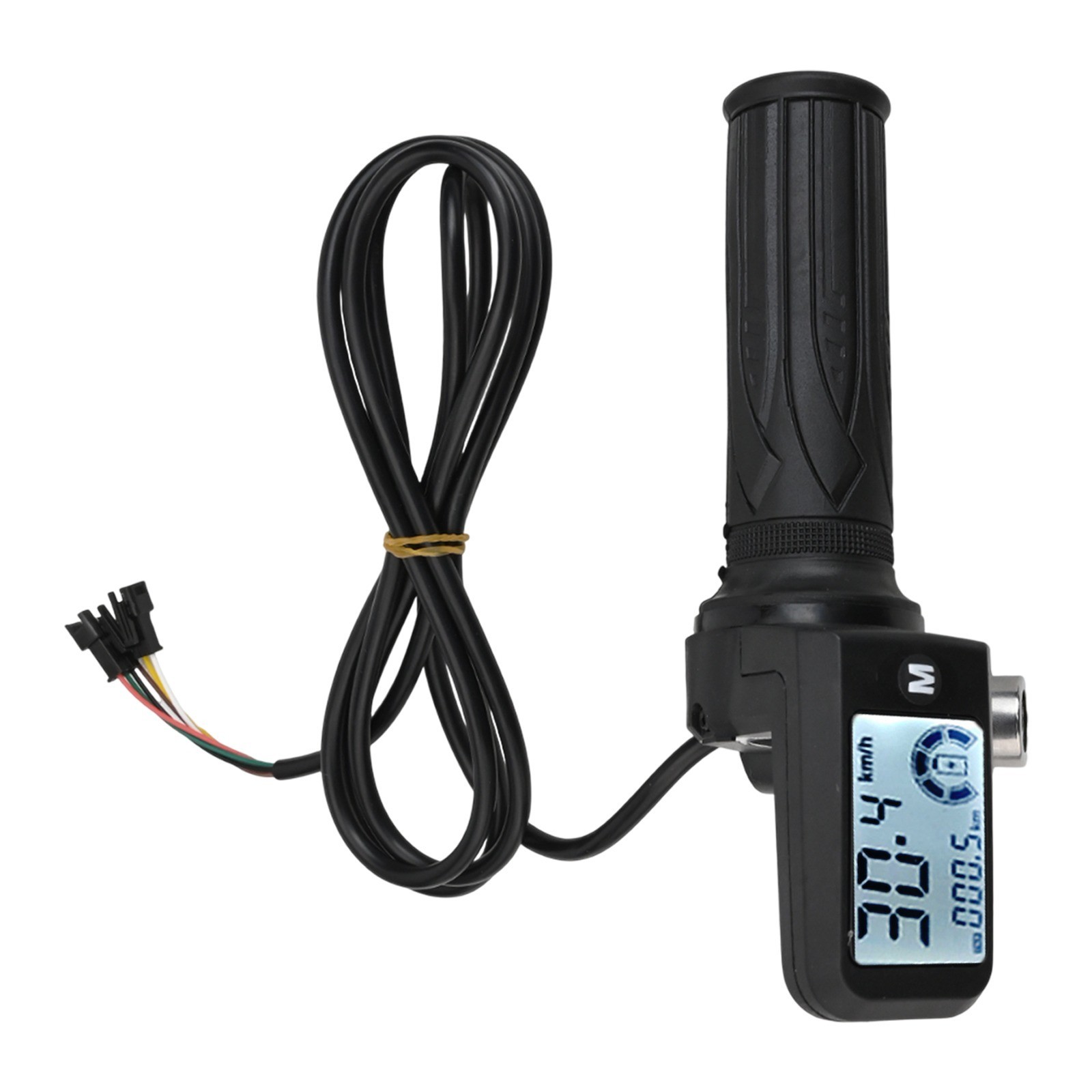 1PCS E Bike Throttle Control Handle LCD Display With 170cm Cable And Keys