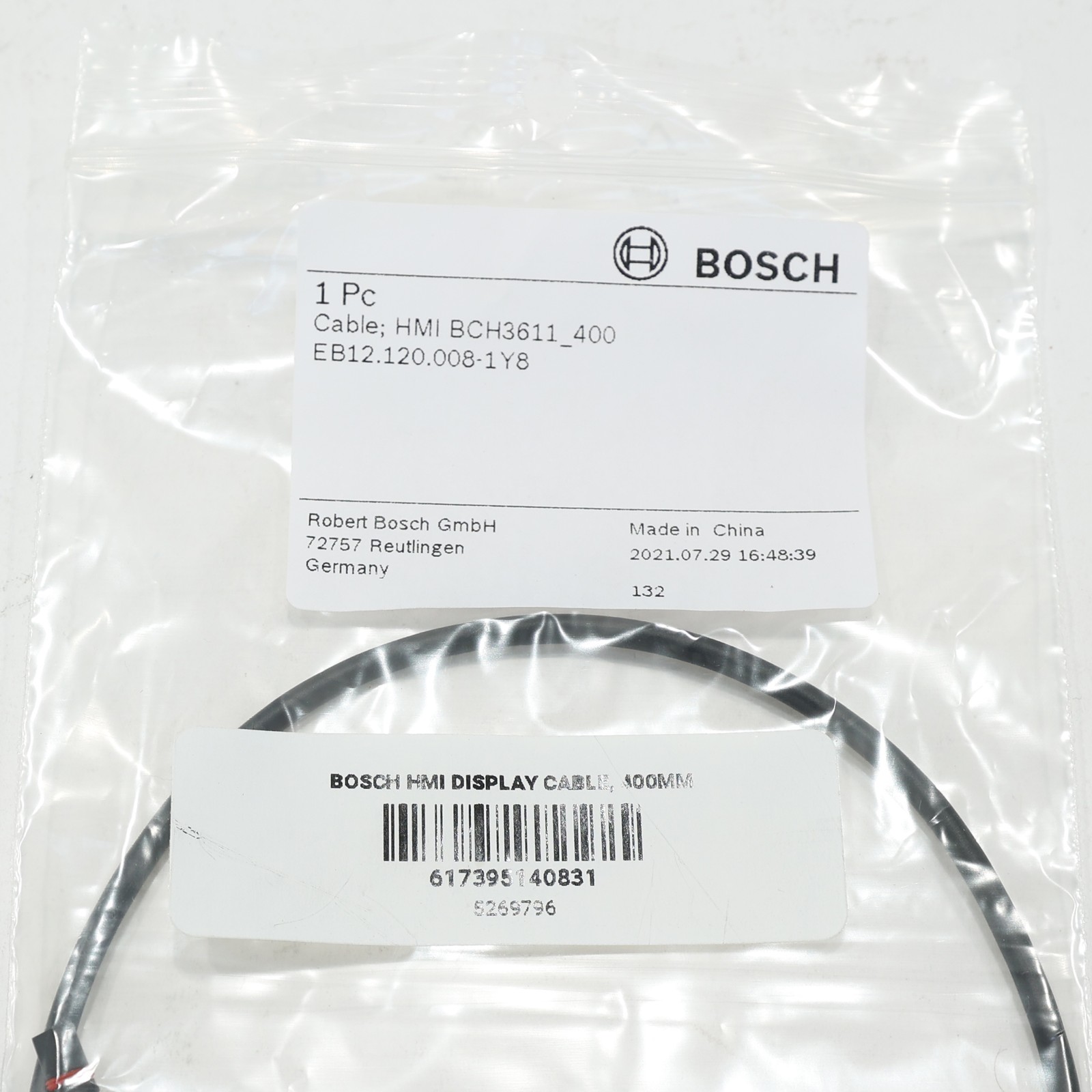 Bosch eBike HMI Display Cable