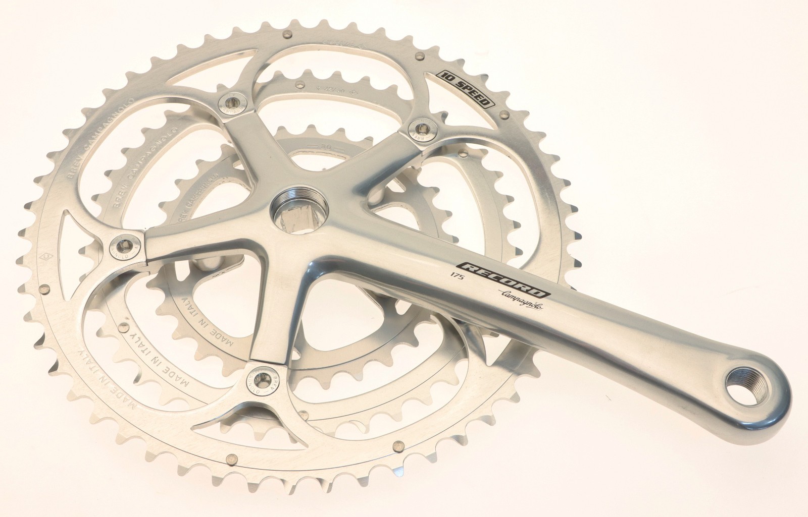 Campagnolo Record Triple Crankset 10 Speed 53/42/30T 175mm 2002 NOS NEW