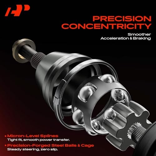 Front Left or Right Side CV Axle Shaft Assembly Compatible with Jeep Cherokee
