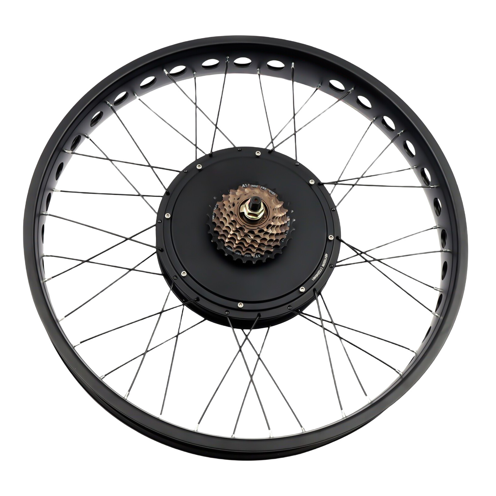 E-Bike Fat Tire Bicycle Rear Wheel Hub Motor Conversion Kit Fit 26″ 48V 1500W