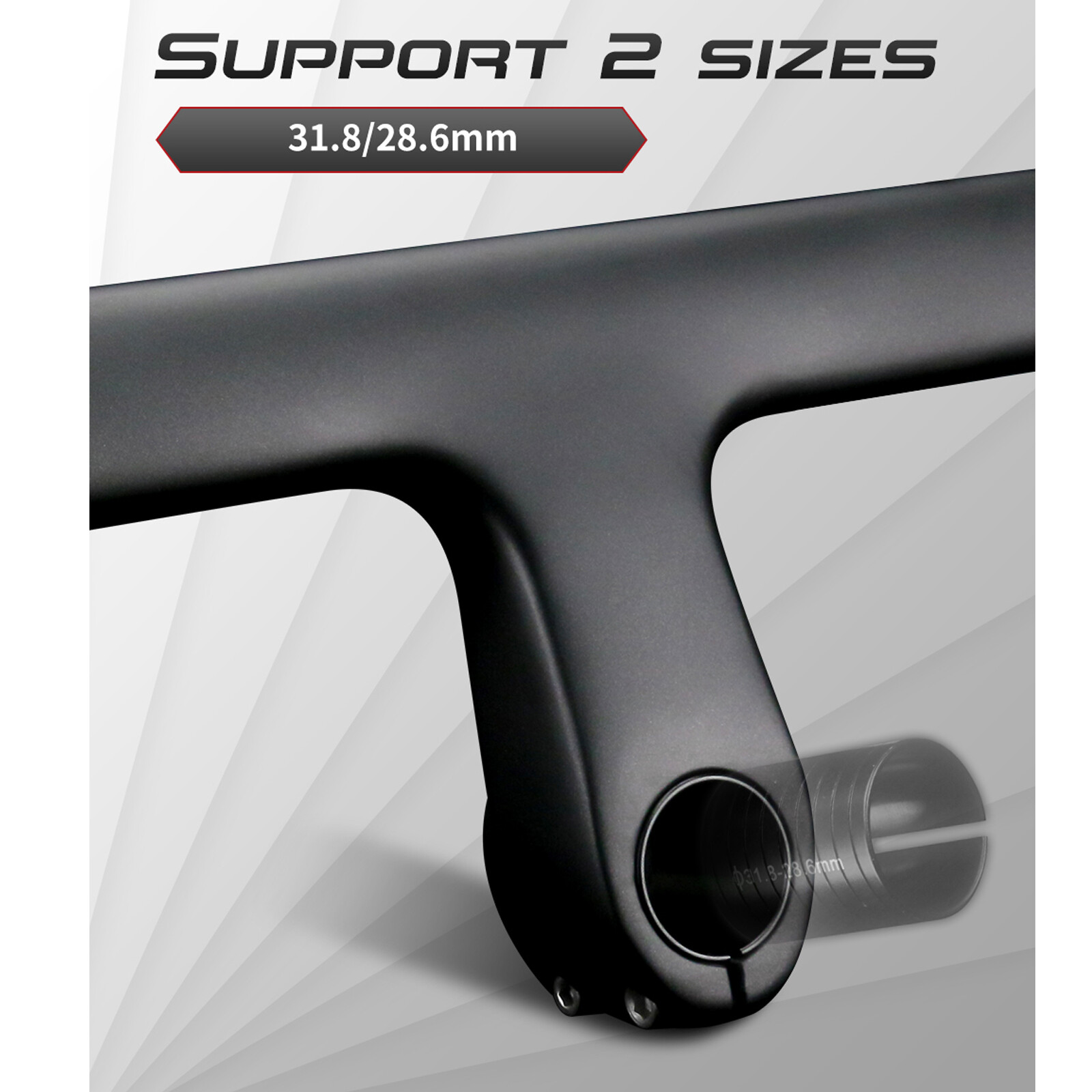 integrated handlebar road bike integrated drop handlebar 28.6/31.8mm 400-100mm