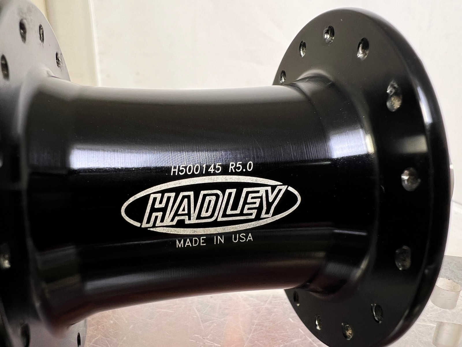 Vintage Hadley Front Hub Black Mountain Bike Downhill 26″ DH USA Made Retro MTB