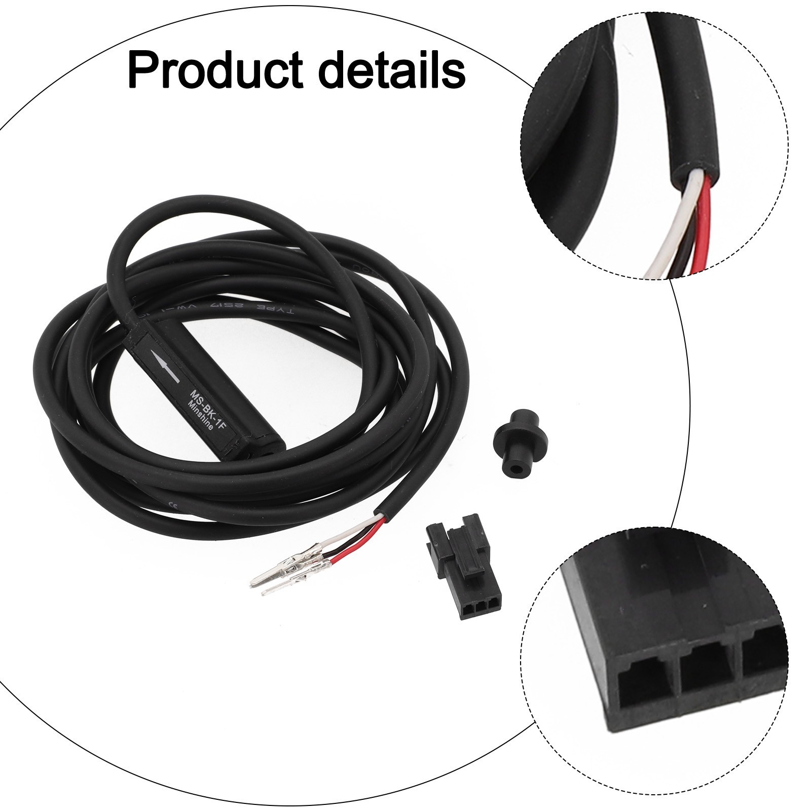 Bike Accessory Wheel Speed Sensor Black Cycling E-Bike Replacement Hot Sale