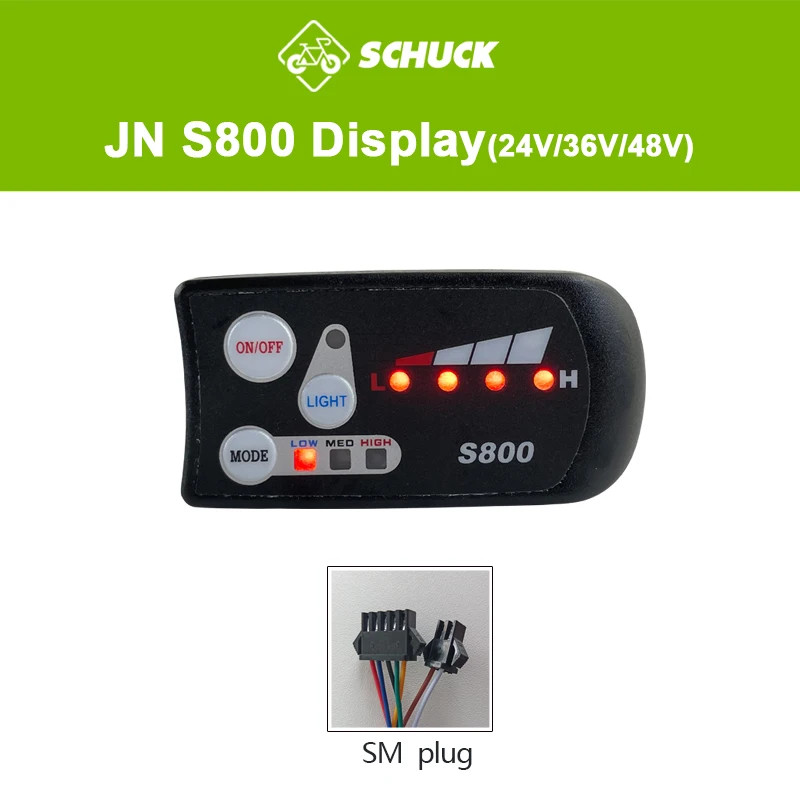 24V 36V 48V JN LED/LCD E-bike Display Group Electric Bicycle Control Panel