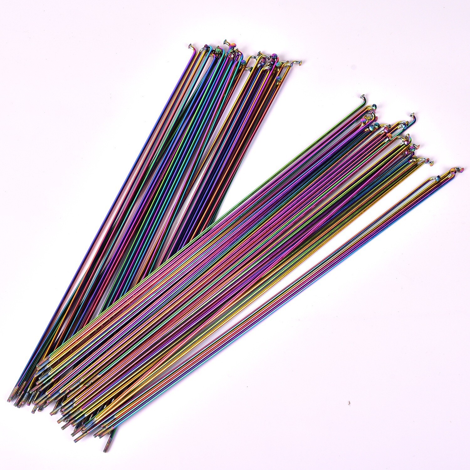Ultralight 6g J-Bend Colorful Stainless Bicycle Bike Spokes with Brass nipples