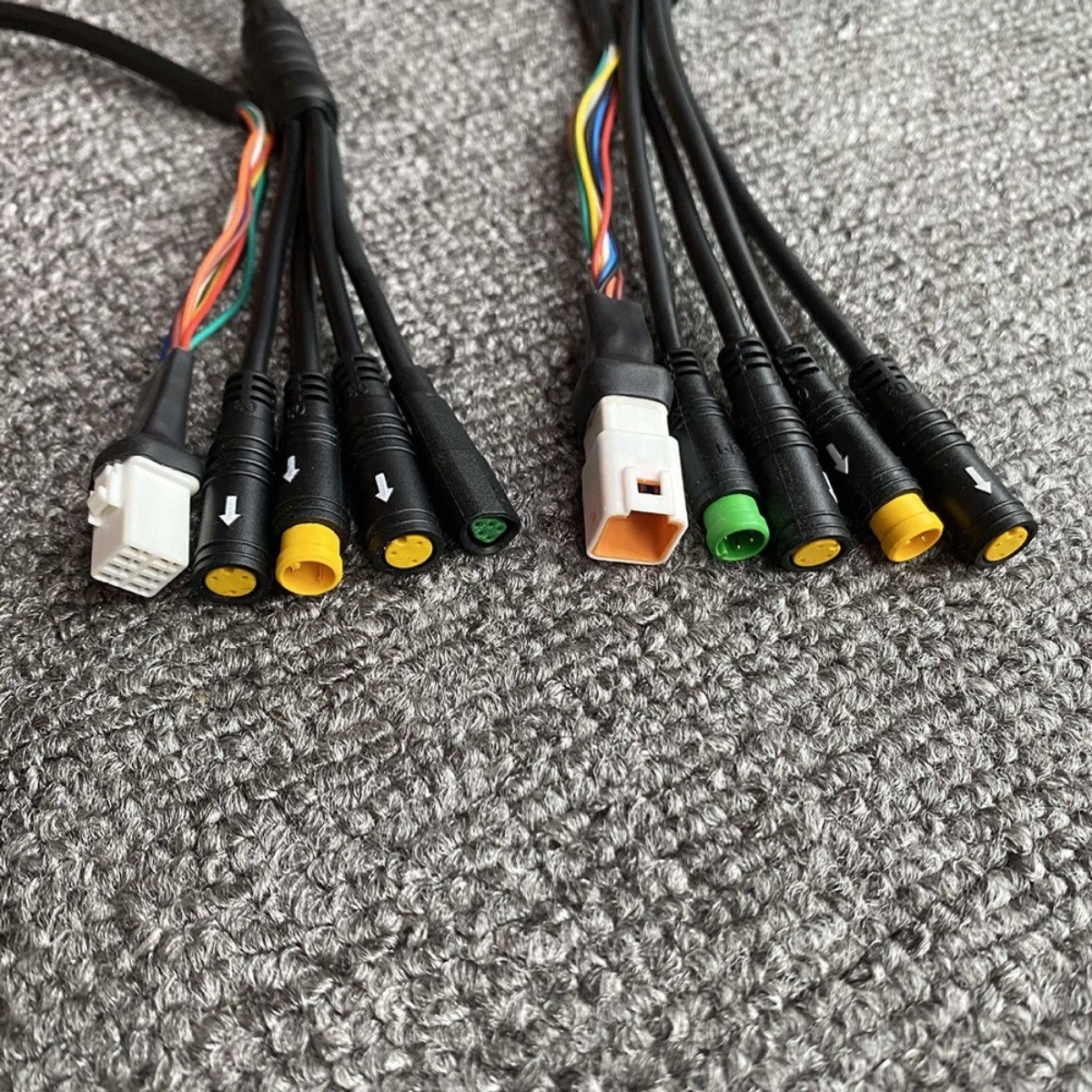 1PCS Black E-bike Accessories For Bafang M400 G330 G510 M620 Motor Cable
