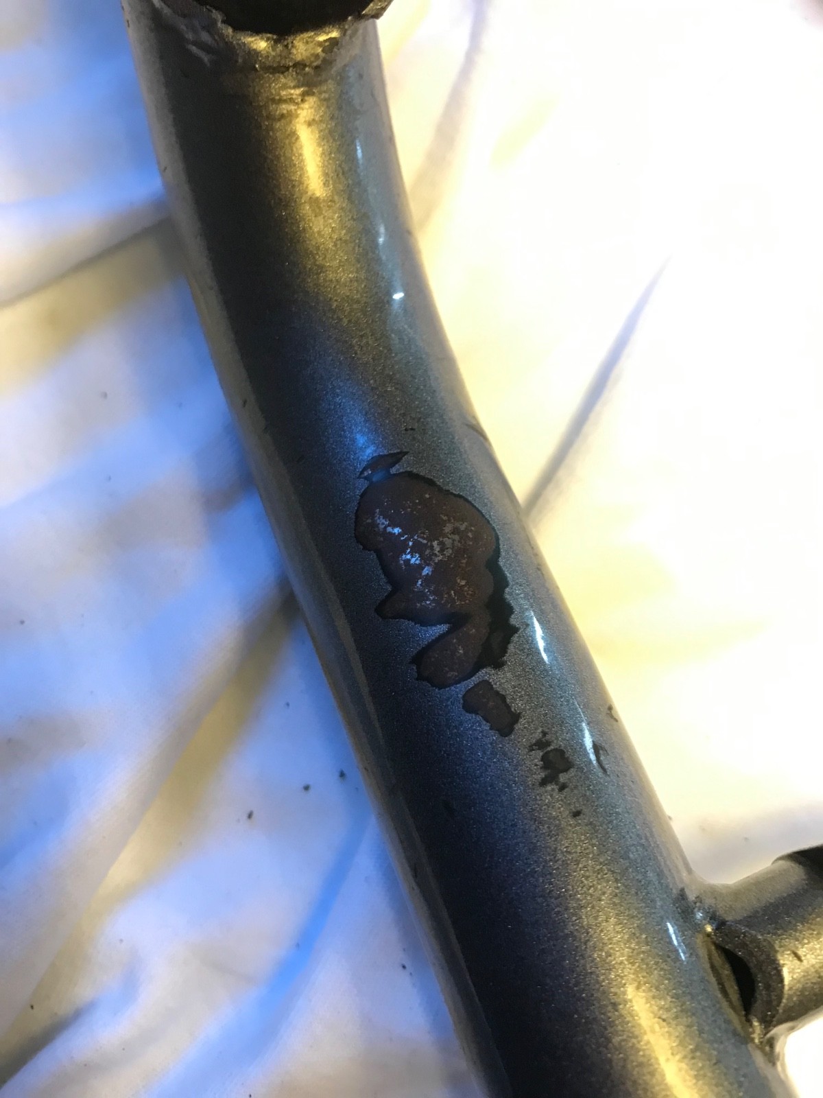 Threaded 1-1/8” quill MTB Fork rigid cromoly steel