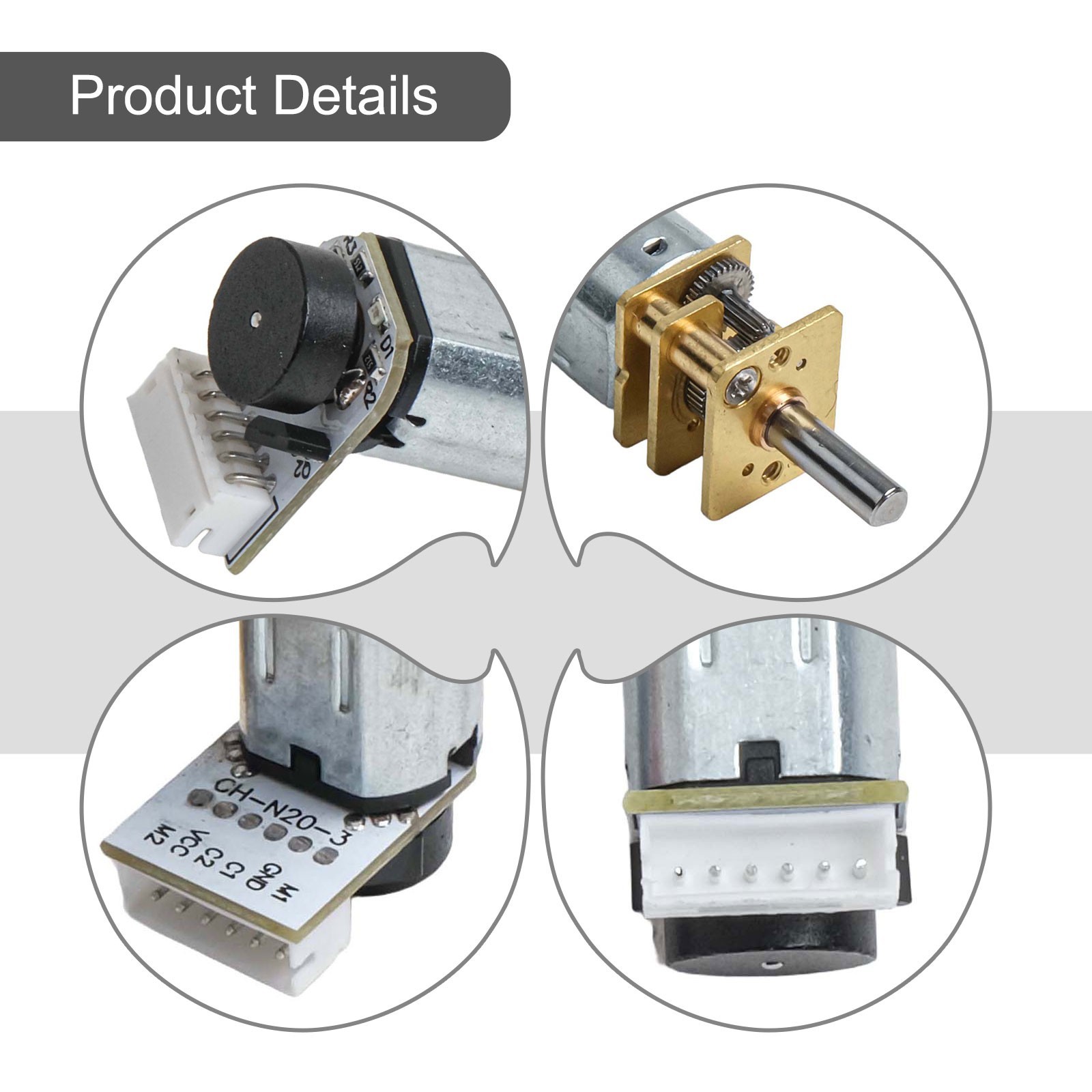 Lightweight DC 6V Gear Motor for GA12 For N20 with Enhanced Performance