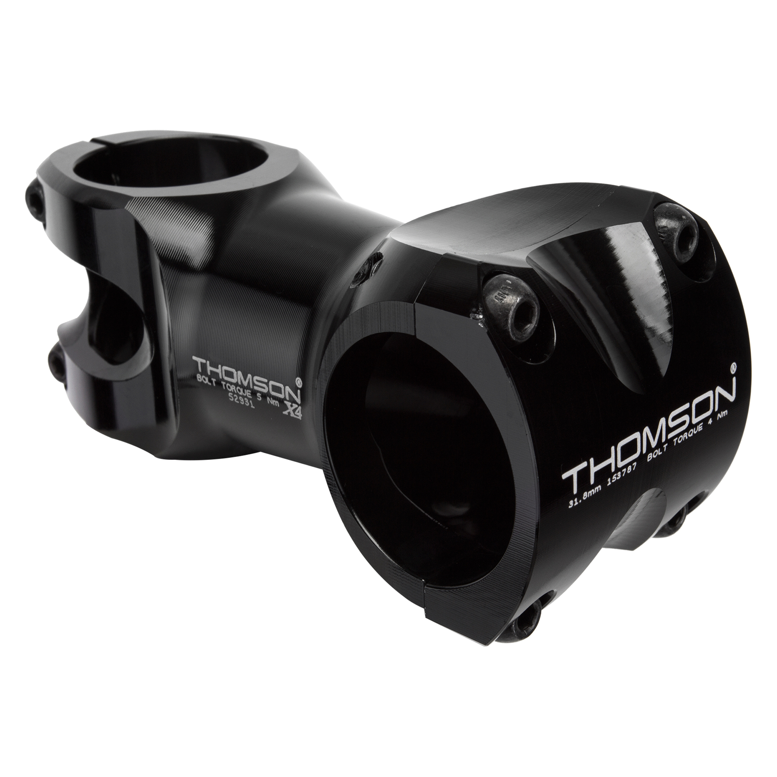 Thomson Elite X4 Mountain Stem 31.8mm Clamp 70mm Length +/-10 degree Angle Black