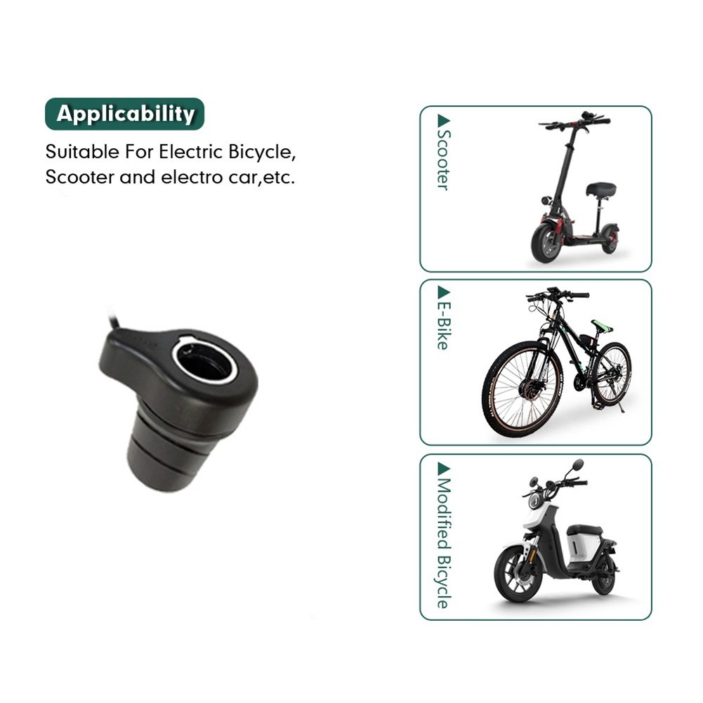 E-Mountain Bike Twisting Throttle Conversion Kit E-Cargo Bike Easy To Install