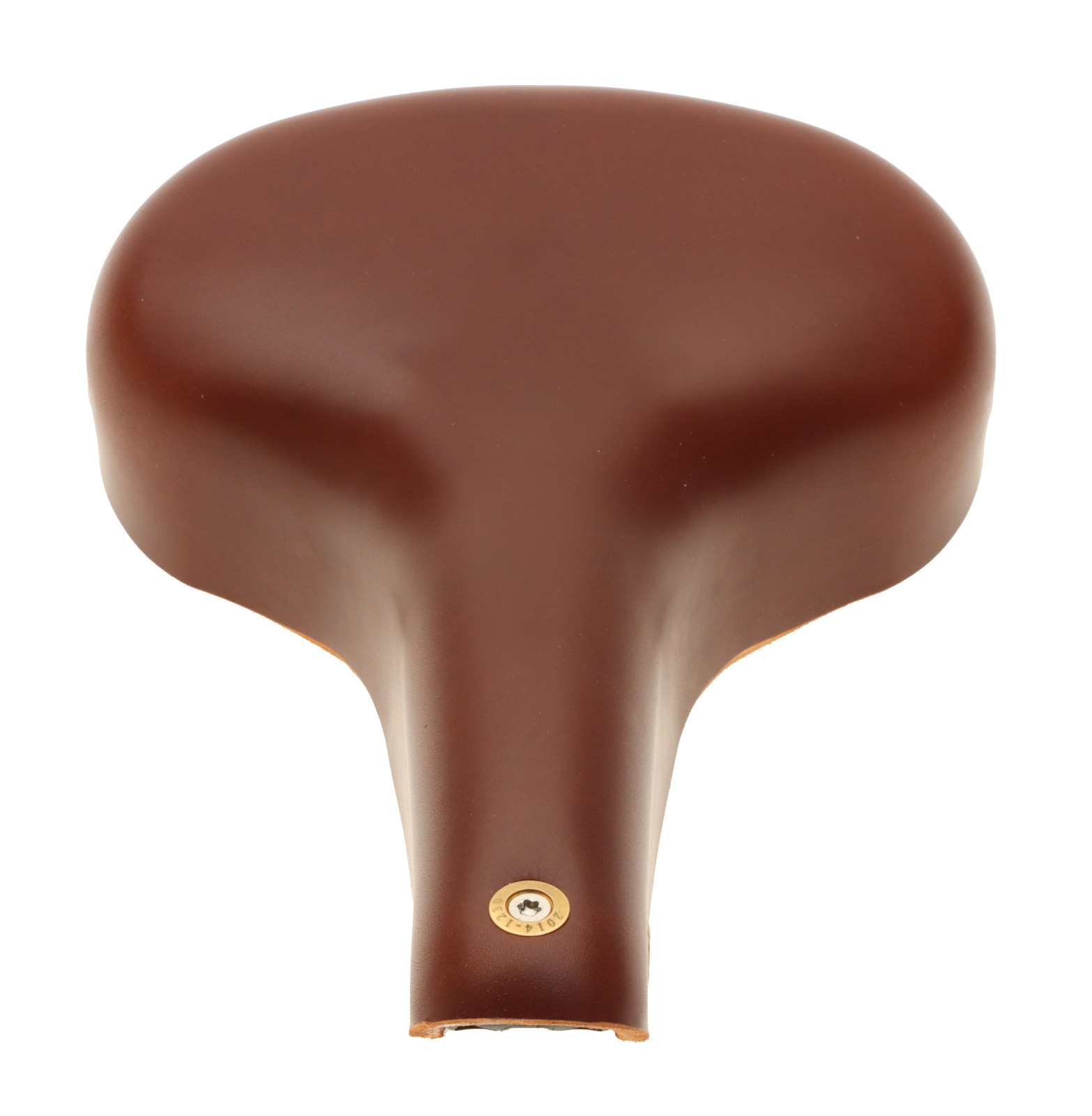 Gilles Berthoud Vars Saddle Titanium Rails Hard Leather Cover Brown NEW NOS