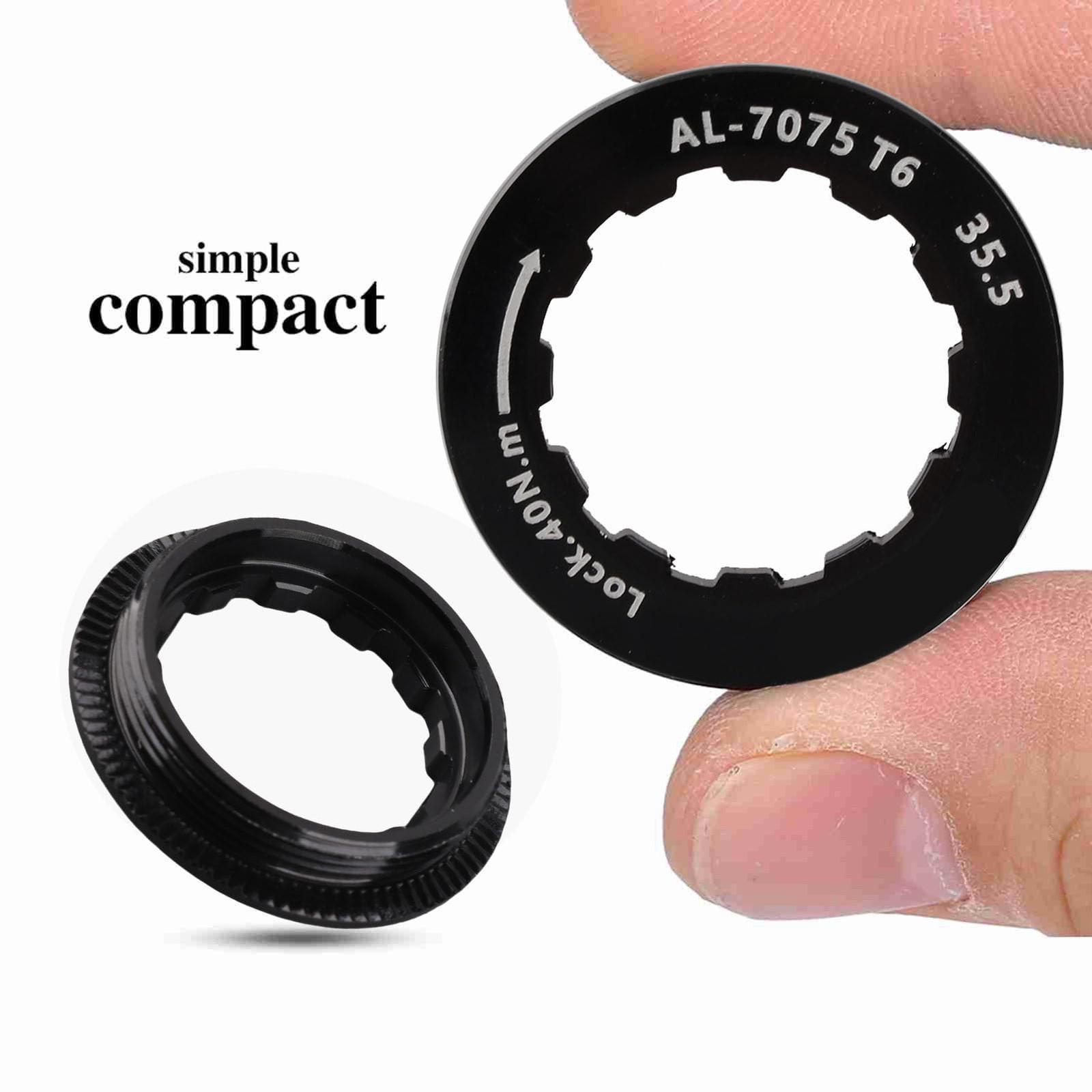 VGEBY Lock Ring Cassette, Cassette Lockring for 7-11 Speed as picture shown