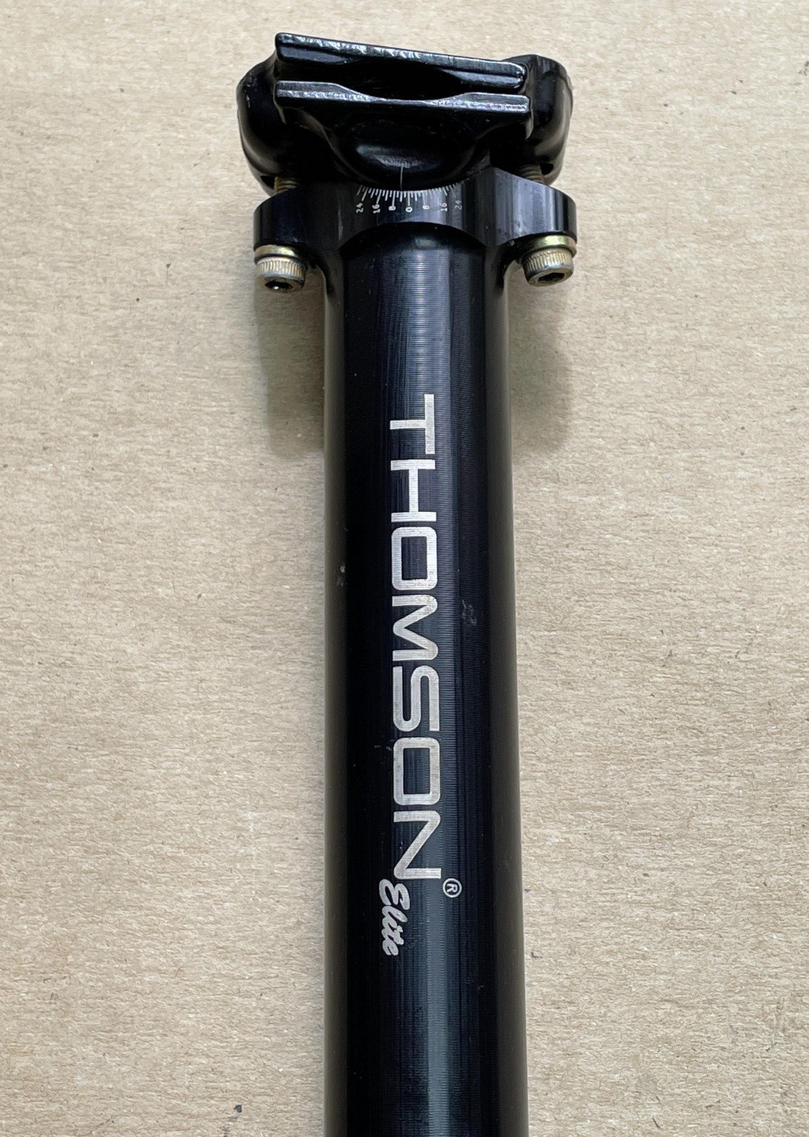 Thomson Elite Straight Seatpost Black SP-E127 30.9 x 410mm (cut to 370mm)