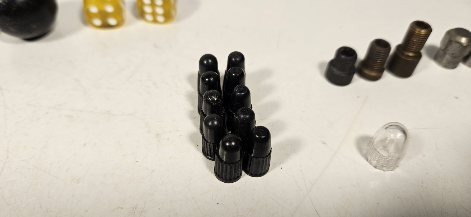 Bicycle Tube Valve Caps Plastic & Metal Miscellaneous