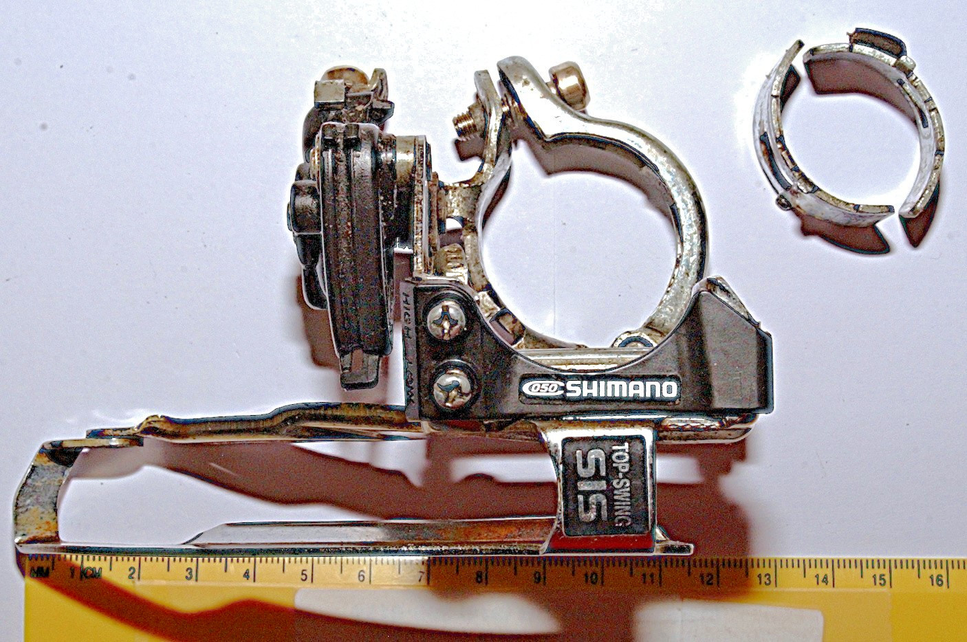 Shimano C050 FD-C051 Front Derailleur 34.9/31.8mm Touring MTB, 3×6/7-Spd for 48T