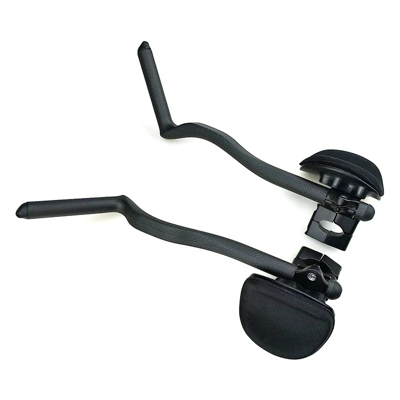 Carbon Fiber Bicycle Triathlon Bar 55° Degree Anti-slip Integrated Aero Rest Bar
