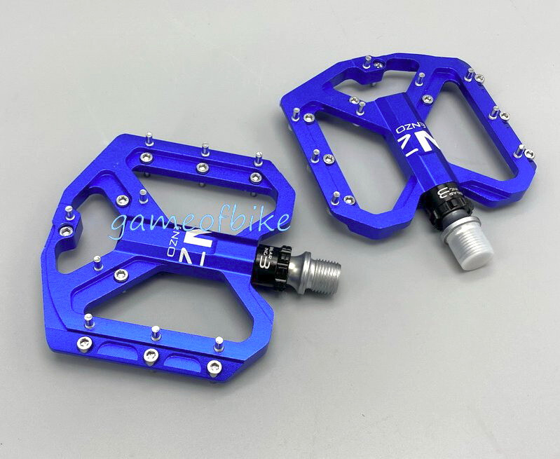 Non-Slip 9/16″ Road Bike Pedal Flat Platform MTB Fixie Bike Pedals 3 Bearings