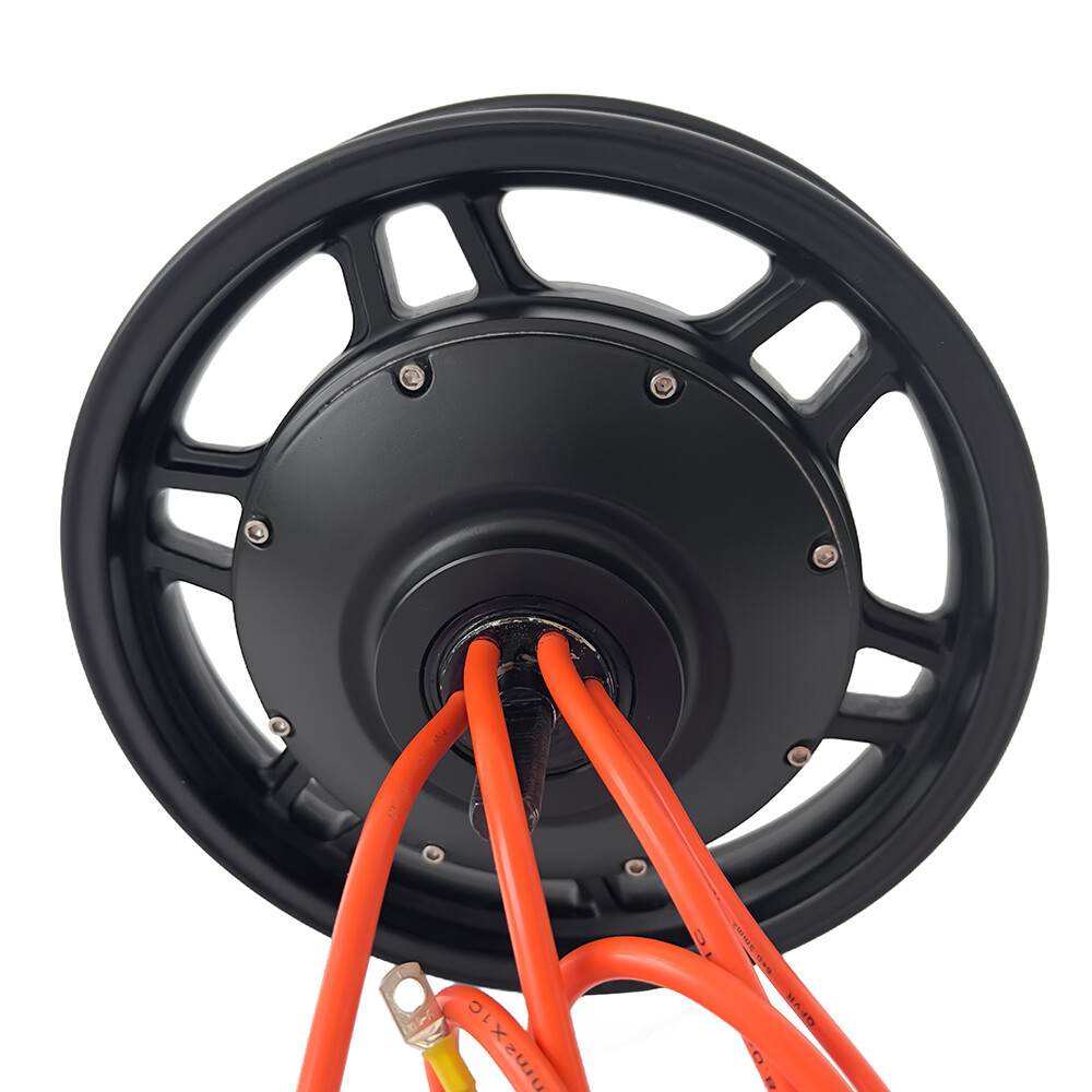 14 Inch 48V 60V 72V Dual Hall Vacuum In-Wheel Hub Motor For Electric Motorbike