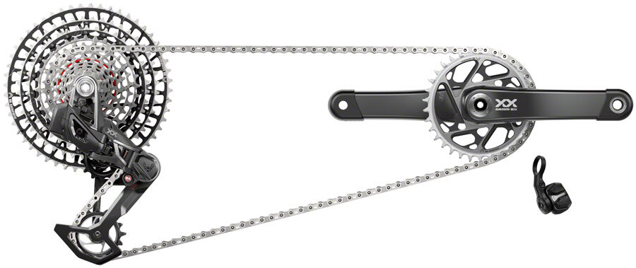 SRAM XX SL T-Type Eagle Transmission Groupset – 175mm Crank, 34t Chainring, AXS