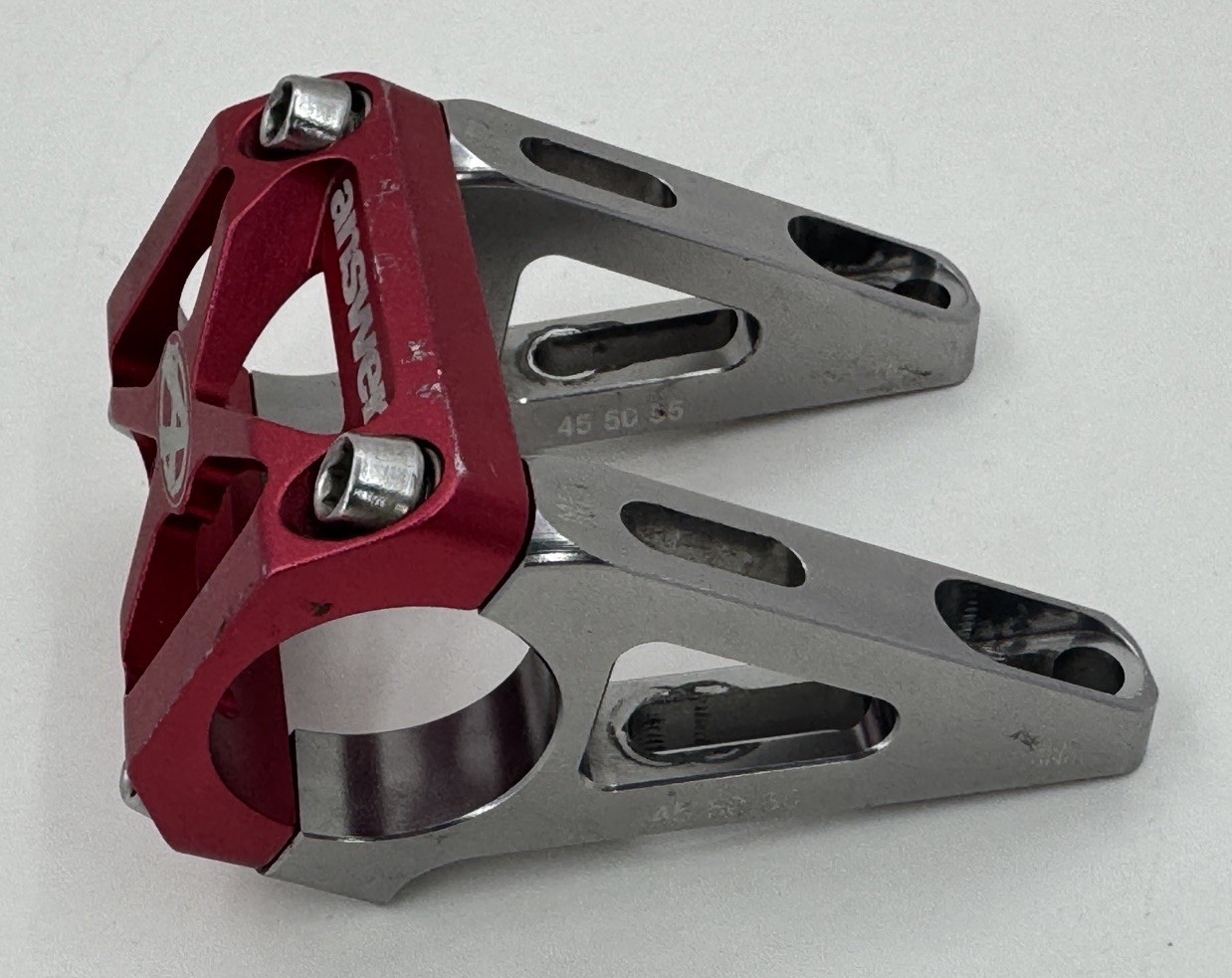 Answer Direct Mount ROVE DH Stem 45 50 55 mm Adjustable Reach RARE RED MINT COND