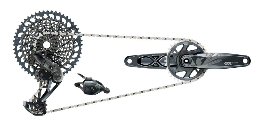 SRAM GX Eagle Groupset – 170mm Boost Crankset, 32t, DUB, Trigger Shifter, Rear