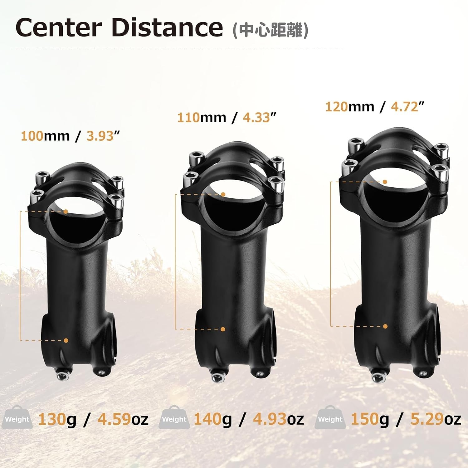 Versatile Adjustable 31.8mm Bike Stem 120mm – Durable and Easy to Install