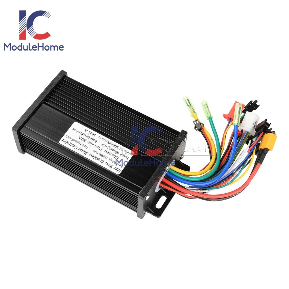 36V48V64V 30A Sine Wave Brushless Motor Controller 750-1500W Driver S866 LCD