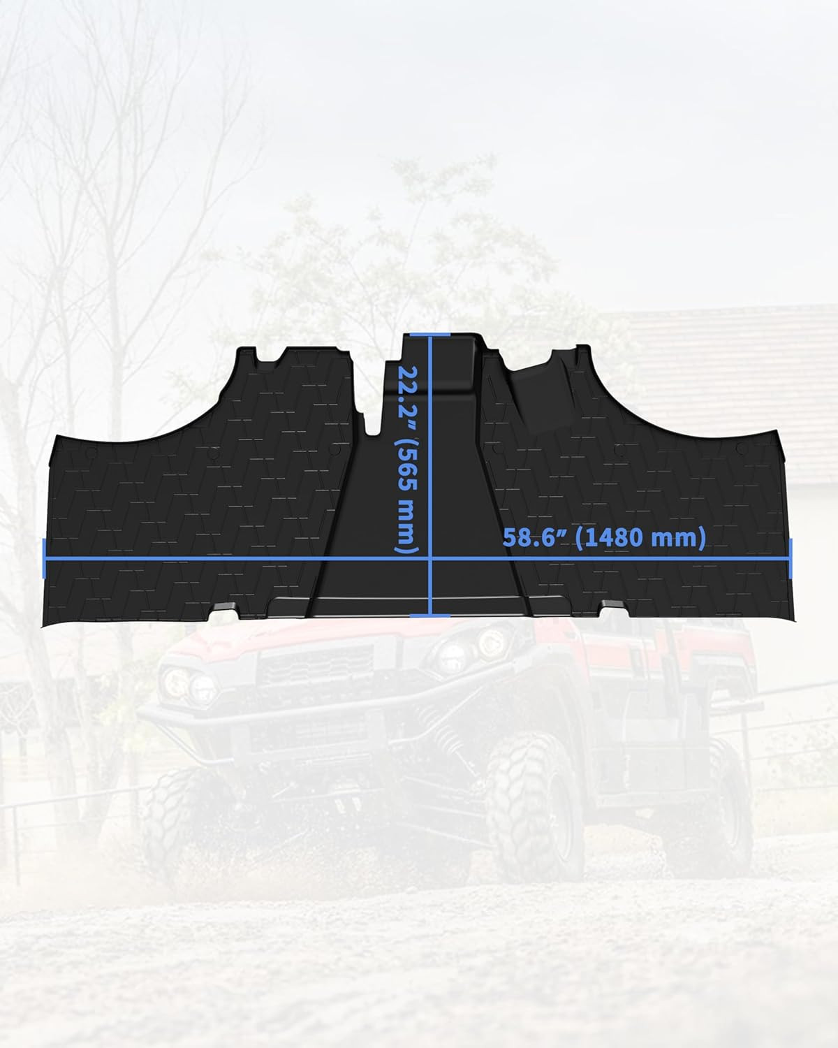 Front Floor Mats Set Kawasaki Mule PRO DX DXT FX FXR FXT 2015-2025 TPE Liner