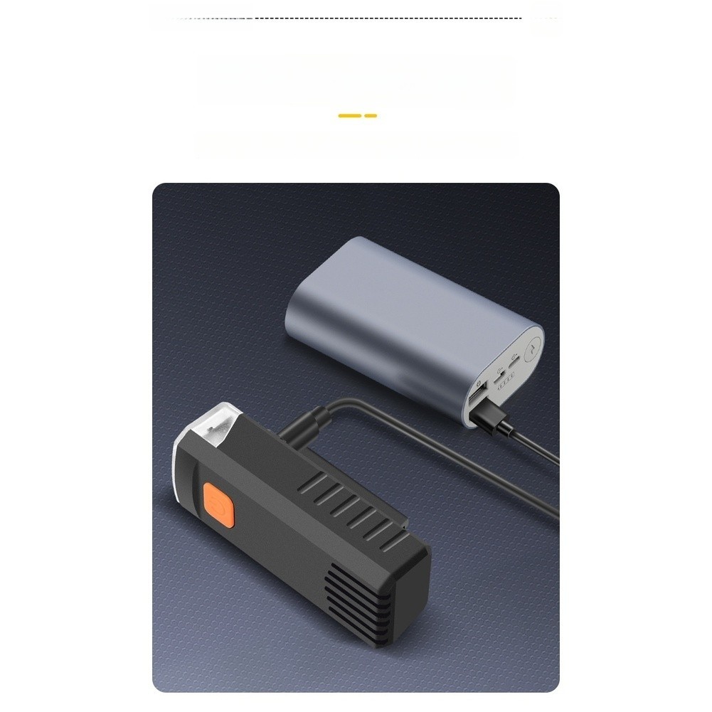 Front Light for Bike Rechargeable 4 Lighting Modes SOS Flashing Function